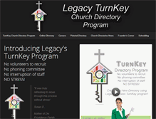 Tablet Screenshot of legacychurchdirectory.com